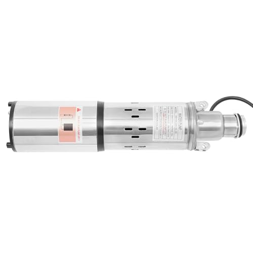 Deep Well Submersible Pump DC 24V 200W Electric Solar Powered Water Pump, 5.3 GPM Flow, 98ft Lift, Farm Ranch Irrigation Submersible Bore Hole Deep Well Pump - color: DC 24v 200w