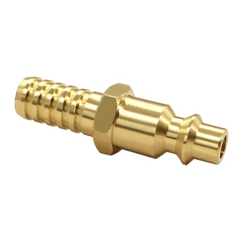 Joywayus 2PCS 3/8" Barb x 1/4" Coupling Industrial Air Hose Quick Connect - size: 1/4 inch