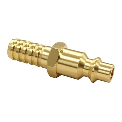 Joywayus 2PCS 3/8" Barb x 1/4" Coupling Industrial Air Hose Quick Connect - size: 1/4 inch