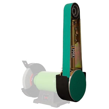 2"x48" Belt Grinder Attachment for Bench Grinders, 2x48 Inch Belt and 7 Inch Disc Sander Attachment for Bench Grinders with 5/8" Arbor - size: 2"x48"-3.5''