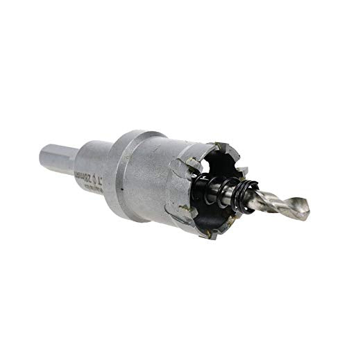 Carbide Hole Saw 1.1-inch/28mm Cutting Dia Hole Cutter for Cutting Stainless Steel Iron - size: 1.1"/28mm