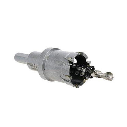 Carbide Hole Saw 1.1-inch/28mm Cutting Dia Hole Cutter for Cutting Stainless Steel Iron - size: 1.1"/28mm
