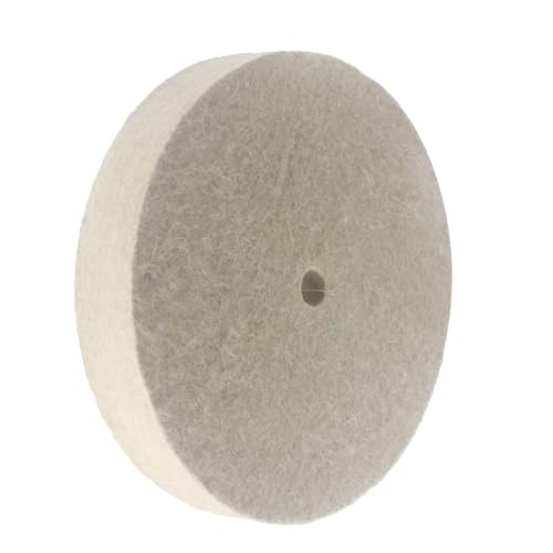 8 Inch Hard Felt Buffing Wheel with 5/8" Arbor Hole - style: 8" Wool Buffing Wheel