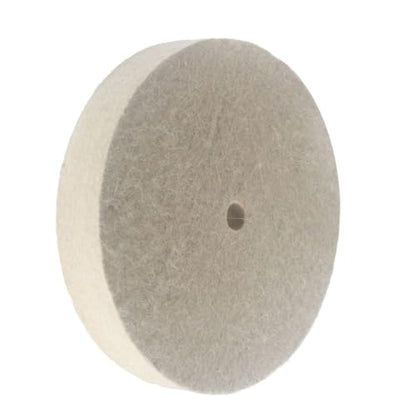 8 Inch Hard Felt Buffing Wheel with 5/8" Arbor Hole - style: 8" Wool Buffing Wheel