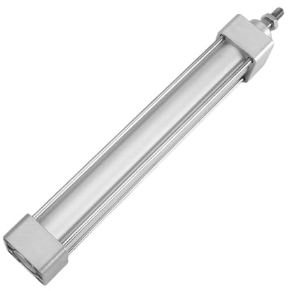 Heschen Tie-Rod Pneumatic Air Cylinder, SC 32-200, 32mm Bore, 200mm Stroke, PT 1/8 Port, Double Acting, Adjustable Cushion, Self-Lubricating Actuator for Industrial & Woodworking - size: 200mm Stroke