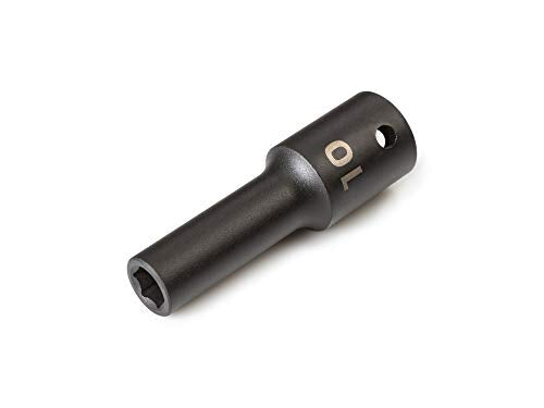 TEKTON 1/2 Inch Drive x 10 mm 6-Point Impact Socket | SID23110 - size: 10 mm, style: Deep