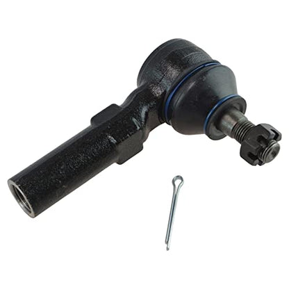 TRQ Front Steering Kit Steering Rack & Pinion Bellow Tie Rod - style: PSA28697