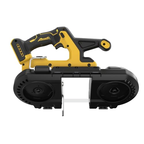 DEWALT 20V MAX XR Bandsaw, Brushless Motor, Portable and Cordless, 3-3/8 Inch Cut Capacity, Bare Tool Only (DCS378B) - style: Bare Tool Only