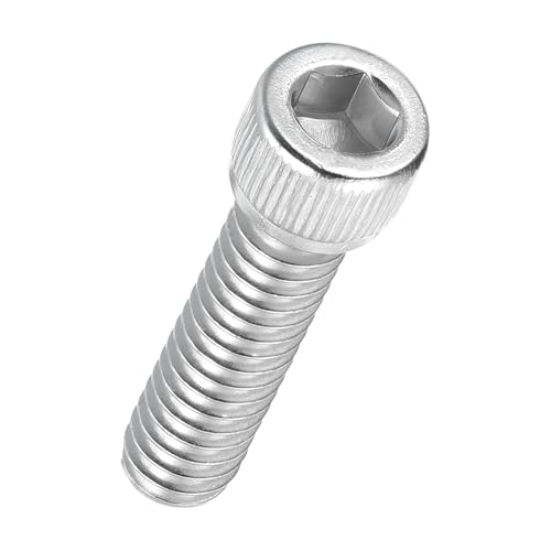 50pcs Socket Head Cap Screws 1/4"-20x7/8 304 Stainless Steel Silver - color: Silver, size: 1/4"-20 x 7/8"