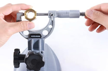 Accusize Industrial Tools 1-2 inch by 0.0001'' Ultra-Precision Outside Micrometer, Eg00-0002 - size: 1-2"