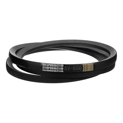 uxcell 5V850 V-Belt, Classic Wrapped Rubber V-Belt 85" Outside Circumference x 0.62" Width x 0.53" Height for Industrial Machinery Equipment, Black - size: 5V850