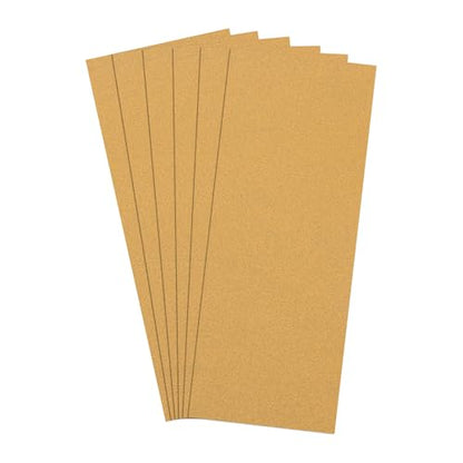 6 Pcs 150 Grit Sandpaper 3.6 x 9 Inch Sand Paper Alumina Gold - size: 3.6 x 9 Inch(150 Grit)