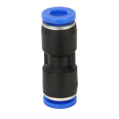 Baomain 6mm Tube OD Straight Push to Connect Fittings - Quick Connect Air Line Fittings Connectors for 6mm Outer Diameter Pneumatic Tubing and Air Hose (20-Pack) - size: 6mm (Pack of 2)