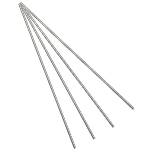 BokWin M4 x 250mm Fully Threaded Rod, 4 Pack - size: M4 x 250mm