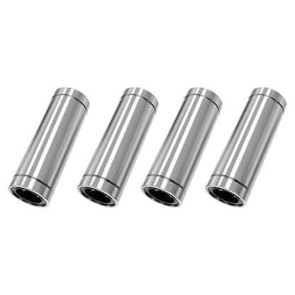 4PCS LM6LUU Linear Ball Bearings, 6mm Bore Dia, 12mm OD, 35mm Length with Double Side Rubber Seal Linear Rail for CNC,3D Printer - size: LM6LUU Size 6x12x35mm