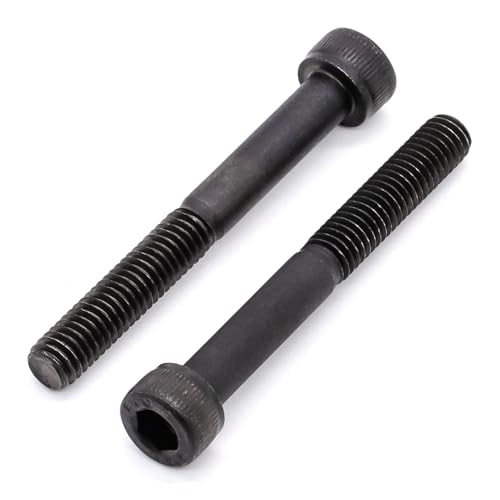 Glvaner 1/4"-20 x 1-1/2" (20 pcs) Socket Head Cap Screws, 12.9 Grade Alloy Steel, Black Oxide Finish, Partial Thread UNC, Allen Hex Drive - size: 1/4-20 x 1-1/2"