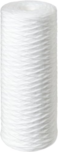 Pentair Pentek WP.5BB97P Big Blue Sediment Water Filter, 10-Inch, Whole House Polypropylene String-Wound Filter Cartridge, 10" x 4.5", 0.5 Micron 1 Count (Pack of 8) - size: 1 Count (Pack of 8), style: 0.5 Micron