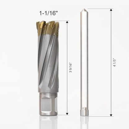 Wind Speed 1-1/16 in TCT Annular Cutter, 2 in Depth, 3/4 in Weldon Shank - size: 1-1/16" diameter, style: 2" depth (50mm)
