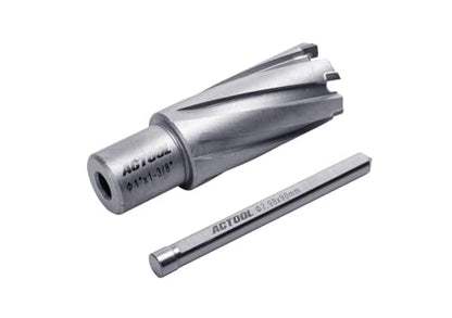 1'' Diameter x 1-3/8'' Depth of Cut Carbide Tipped TCT ANNULAR Cutter with 3/4'' Weldon Shank - size: 1'' x 1-3/8''