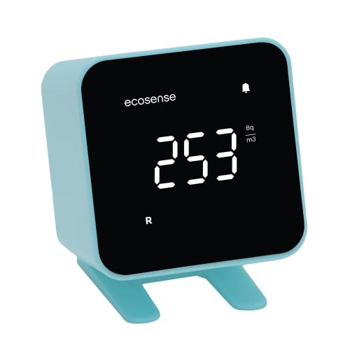Ecosense Digital Radon Detector for Home, Plug-in, Display, EB100 - color: Blue
