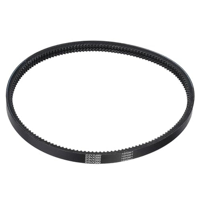uxcell 2/3VX390 EPDM V-Belt, 2 Banded, 39" Outer Circ x 0.79" W x 0.39" Thk - size: 2/3VX390