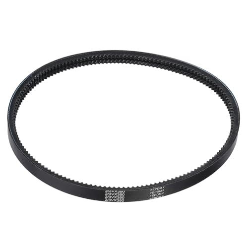 uxcell 2/3VX390 EPDM V-Belt, 2 Banded, 39" Outer Circ x 0.79" W x 0.39" Thk - size: 2/3VX390
