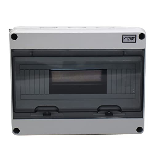ABS Distribution Protection Box for Circuit Breaker,12 Way - size: 12WAY-255mmx200mmx110mm