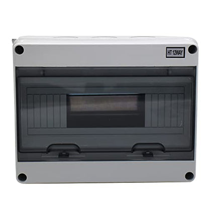 ABS Distribution Protection Box for Circuit Breaker,12 Way - size: 12WAY-255mmx200mmx110mm