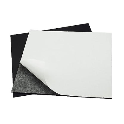 Self Adhesive Solid Silicone Rubber Sheet 12 x 12 Inch, 1/16 Inch Thick Grade 65A, for DIY Gaskets, Pads, Seals, Crafts, Flooring, Cushioning Anti-Vibration, Anti-Slip