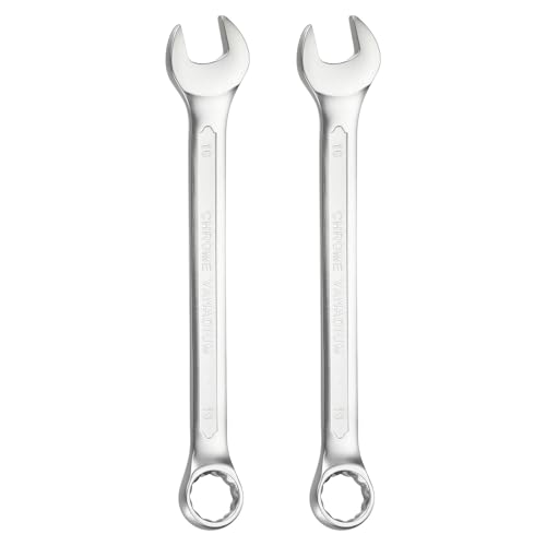 HARFINGTON 2Pcs Metric Combination Wrench 16mm Open End & 15-Degree Offset - size: 16mm
