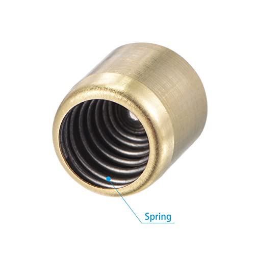 uxcell Brass Push Button Grease Oil Cup 10x10mm Ball Oiler for Lubrication System 10Pcs - size: 10x10mm