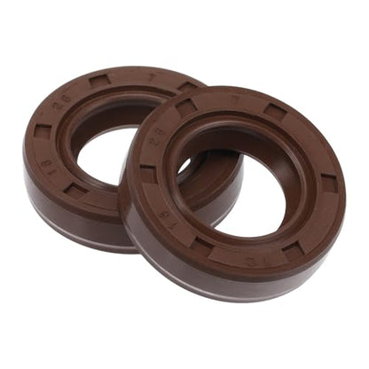 Oil Seal Ring Rotary Shaft Seal TC Double Lip FKM Rubber 16x28x7mm - size: 16x28x7mm