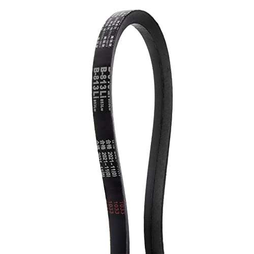 HARFINGTON B-813 V-Belts Drive Belt 813mm(32") Inner Girth 17mm Top Width B Section Rubber for Power Transmission - size: 813mm