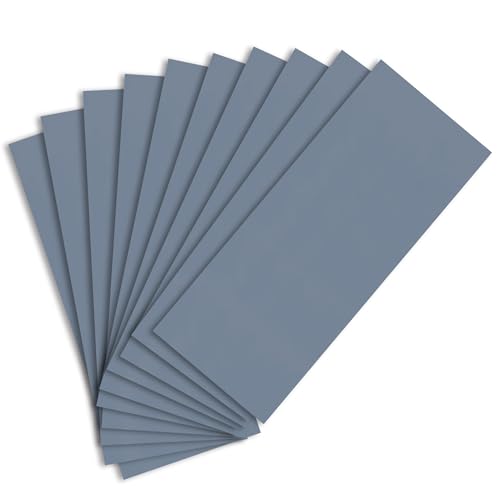 Sand Paper Variety Pack, 10PCS Wet/Dry Fine Sandpaper for Wood Metal Crafts and Car Sanding, 3000 Grit, 9 x 3.6 Inch - size: 3000-Grit