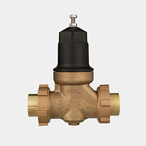Zurn Wilkins 112-NR3XLDUC 1-1/2" NR3XL Pressure Reducing Valve with Double Union FNPT Copper Sweat Connection - size: 1.5 Inch