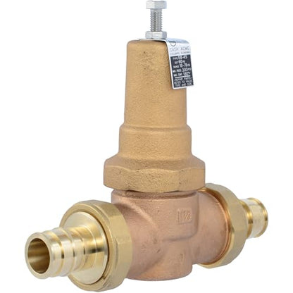 Cash Acme EB45 Pressure Regulating Valve, Double Union, 1-1/4 Inch Expansion, Metal Top, 60 PSI, PVA35M-DUEX-60 - size: 1-1/4 in., 60 PSI