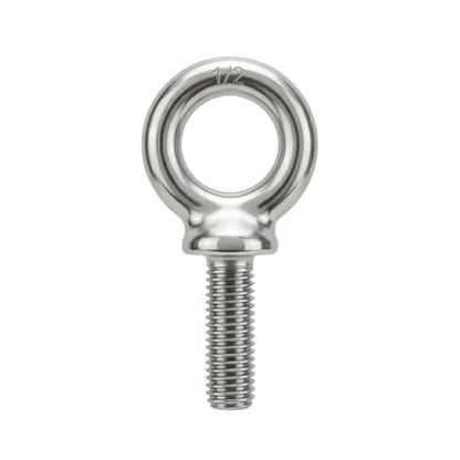 HomelyNest Eye Bolt 1/2"-13 x 1-1/2" - Heavy Duty 304 Stainless Steel Shoulder Eye Bolt for Lifting, Marine Grade, Machinery, 10 Packs - size: 1/2