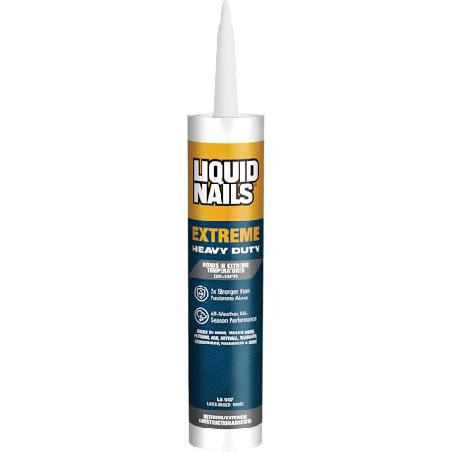 Liquid Nails - 414607 LN-907 Extreme Heavy Duty Construction Adhesive (LN-907) 10 oz, White - color: White, size: 10 Ounce, style: Extreme Heavy Duty