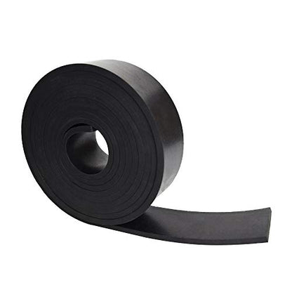 DOBTIM Neoprene Rubber Strips 1/4 (.250)" Thick X 2" Wide X 10' Long, Solid Rubber Rolls Use for Gaskets DIY Material, Supports, Leveling, Sealing, Bumpers, Protection, Abrasion, Flooring, Black - size: 2" X 10', style: .250" thick (No Adhesive）