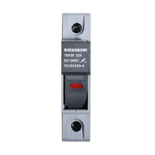 DC1000V 15A Photovoltaic Fuse Base DIN Rail Solar Pv Fuse Holder