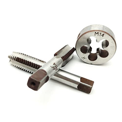 AtticZone M14 x 2.0 Metric Hand Thread Tap and Die Set, Right Hand - size: M14x2.0