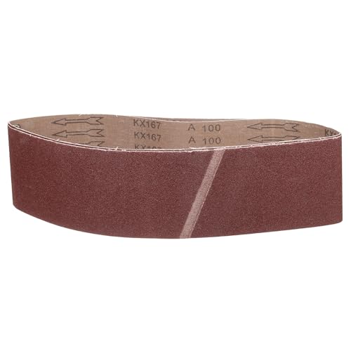 3 x 24 Inch Sanding Belts, 2 Pcs 100 Grit Belt Sander Paper - size: 3 x 24 Inch(100 Grit)
