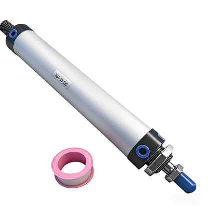 CG WEITENG Pneumatic Mini Pneumatic Cylinder MAL Single Rod Aluminum Double Acting Pneumatic Cylinder 32mm Bore 150mm Stroke(MAL32x150) - color: MAL-32 mm, size: 150 mm