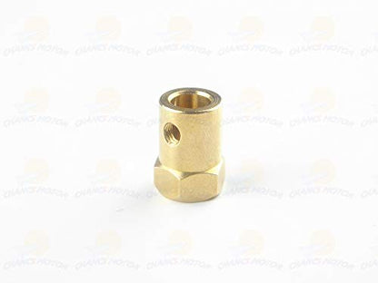 CHANCS 6 Pieces 7mm Motor Flexible Coupling Coupler Connector for Car Wheels Tires Shaft Motor Accessories - size: 6PCS, style: 7mm