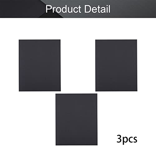 Utoolmart 220 Grits Sanding Sheets Wet Dry Silicon Carbide Sandpaper for Wood Furniture Metal Automotive Polishing 3pcs - color: 3pcs, size: 220 Grit