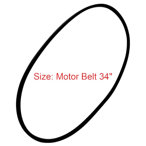 ZhXu Shuo Industrial Sewing Machine Motor Belt Rubber V-Belt (Motor Belt 34") - color: Motor Belt 34"