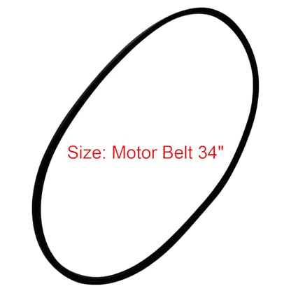ZhXu Shuo Industrial Sewing Machine Motor Belt Rubber V-Belt (Motor Belt 34") - color: Motor Belt 34"