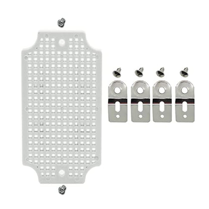 Zulkit Junction Box Mounting Plates (7.9" x 3.9" x 2.8") - size: 7.9" x 3.9" x 2.8"