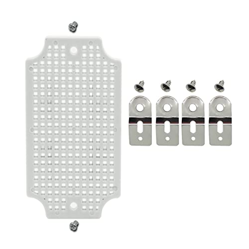 Zulkit Junction Box Mounting Plates (7.9" x 3.9" x 2.8") - size: 7.9" x 3.9" x 2.8"
