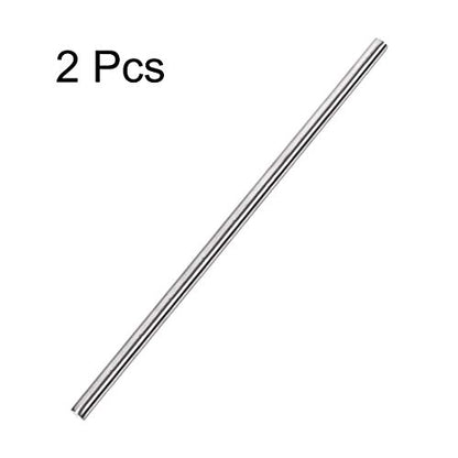 uxcell 6mm x 300mm 304 Stainless Steel Solid Round Rod for DIY Craft - 2pcs - size: 6 mm x 300 mm
